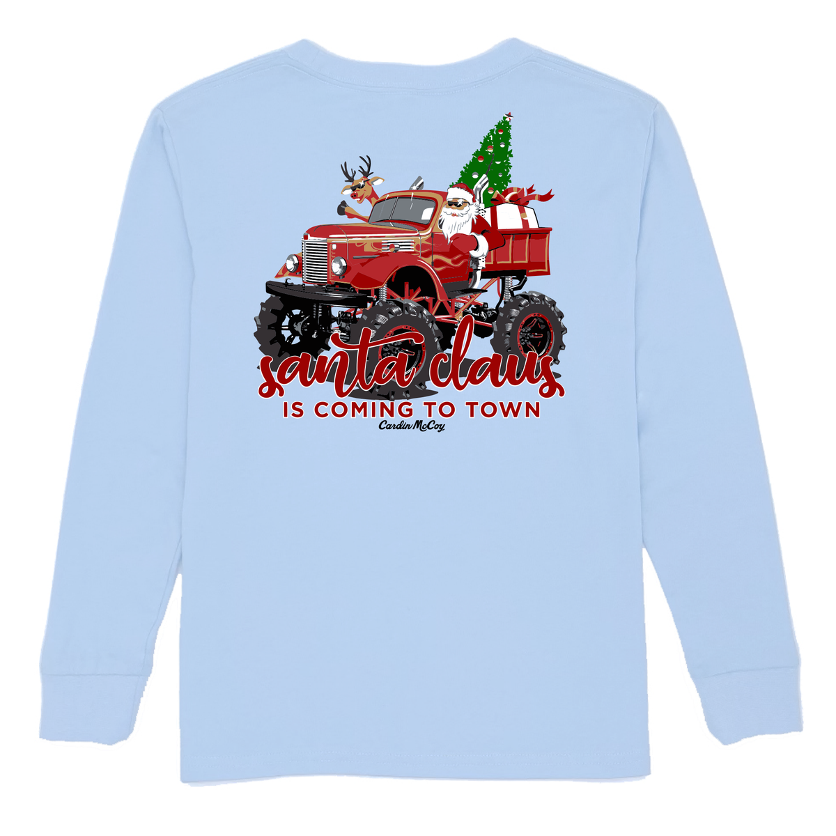 Boys' Santa's Coming to Town Long-Sleeve Tee