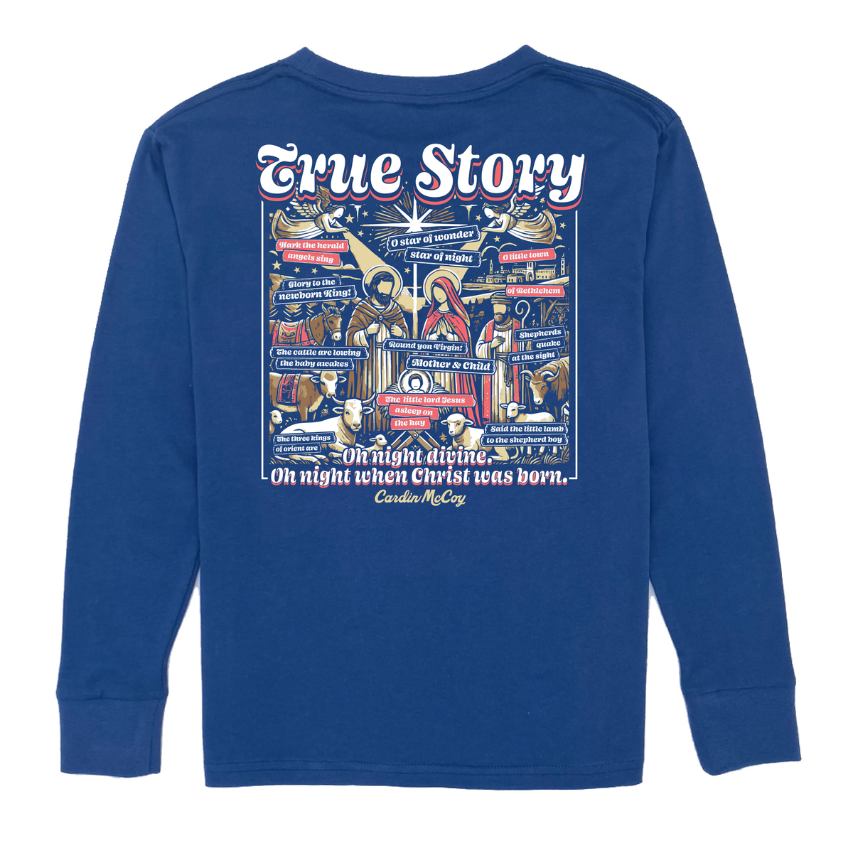 Kids' True Story Nativity Long-Sleeve Tee