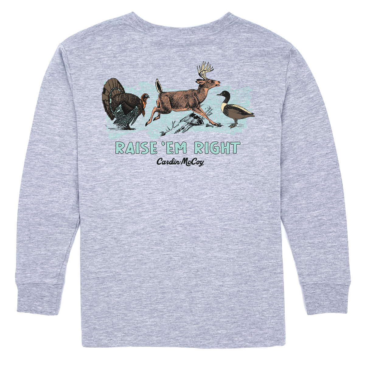 Boys' Raise Em Right Long-Sleeve Tee