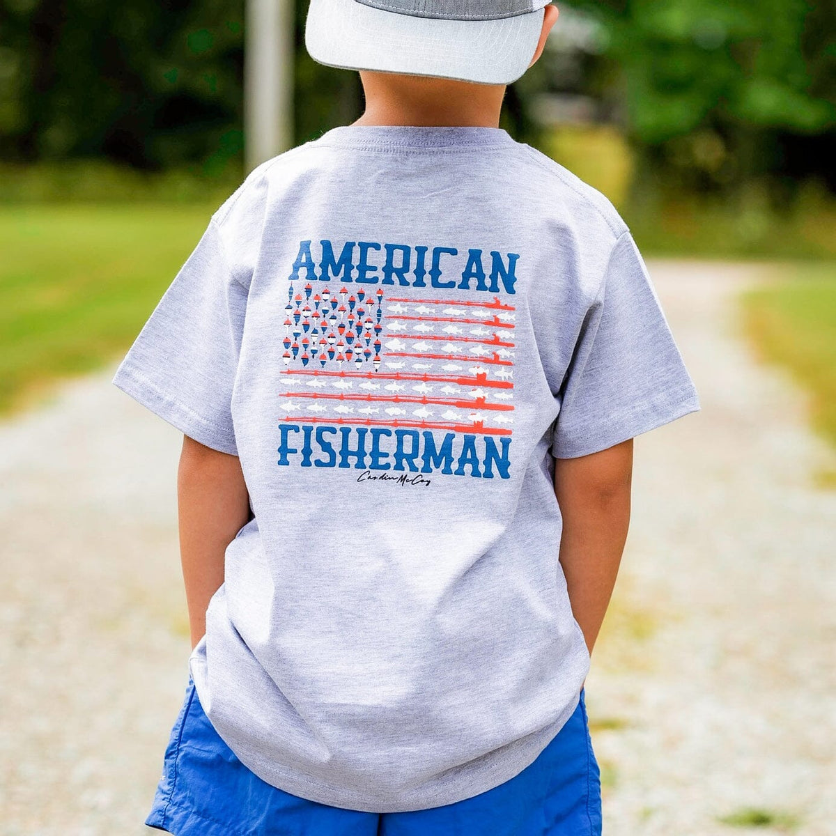 Boys' American Fisherman Short-Sleeve Tee Short Sleeve T-Shirt Cardin McCoy 