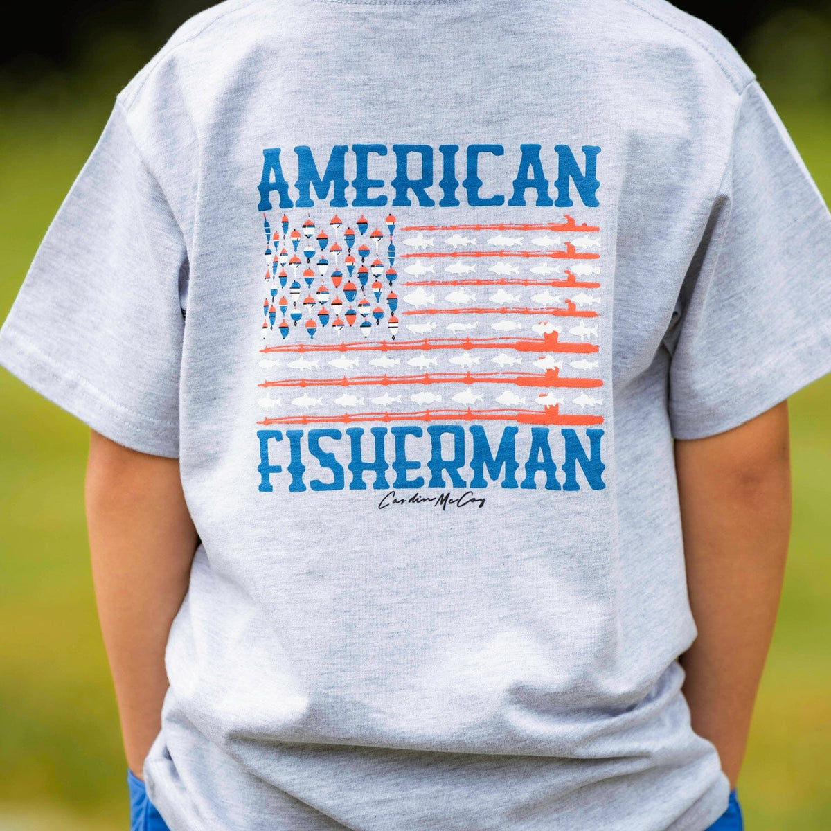 Boys' American Fisherman Short-Sleeve Tee Short Sleeve T-Shirt Cardin McCoy 
