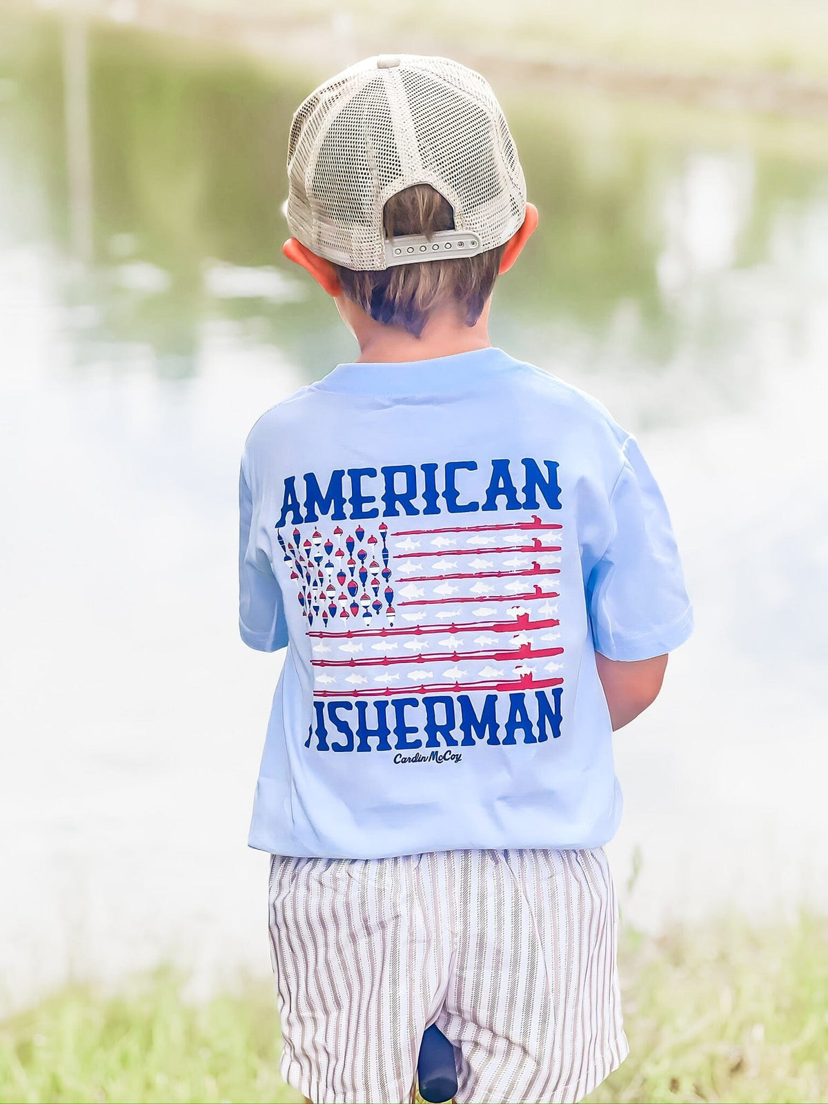 Boys' American Fisherman Short-Sleeve Tee Short Sleeve T-Shirt Cardin McCoy 