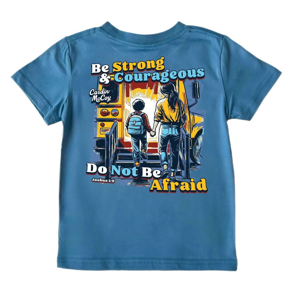 Boys' Back to School Short-Sleeve Tee Short Sleeve T-Shirt Cardin McCoy Blue XXS (2/3) Pocket