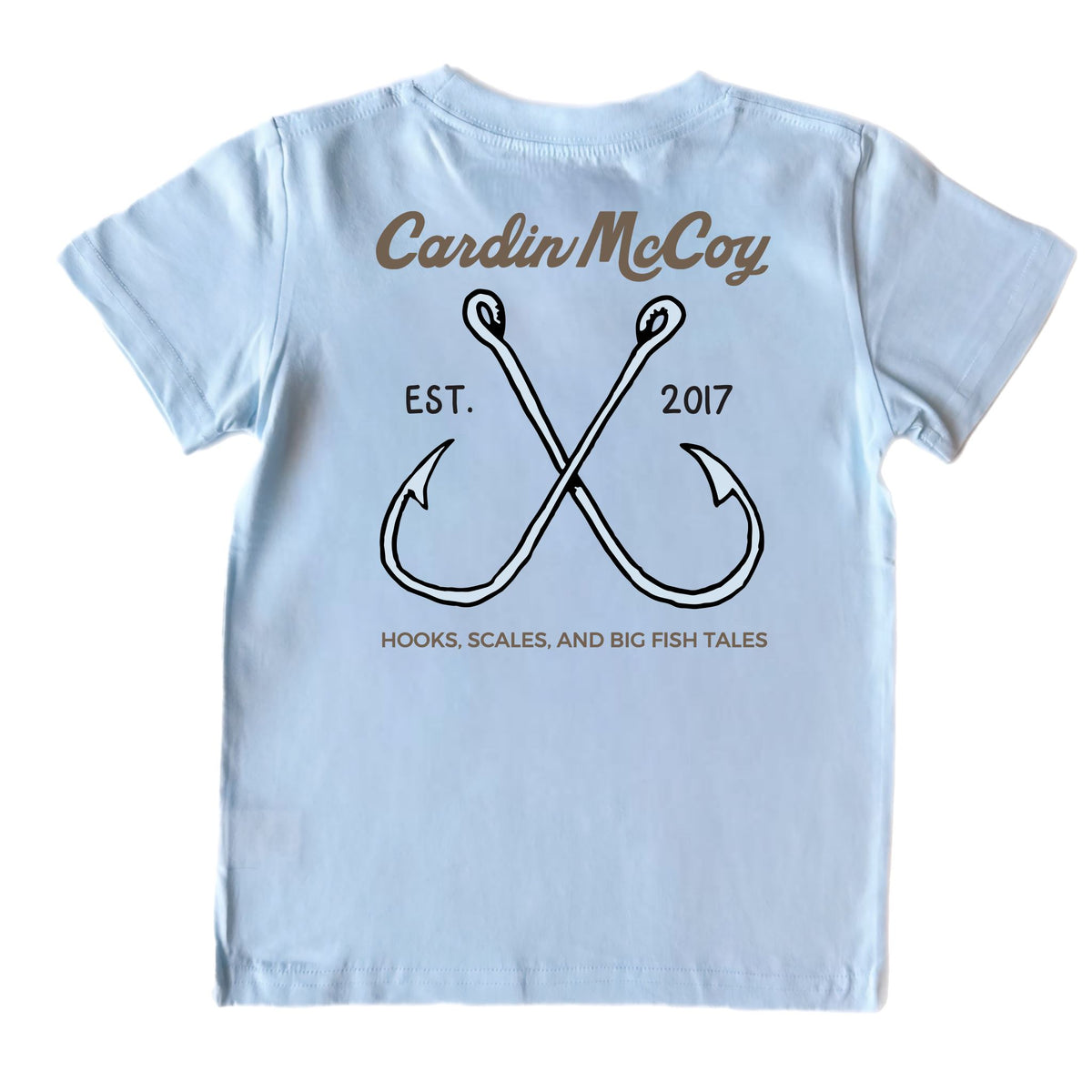 Boys' Big Fish Tales Short-Sleeve Tee Short Sleeve T-Shirt Cardin McCoy Cool Blue XXS (2/3) Pocket