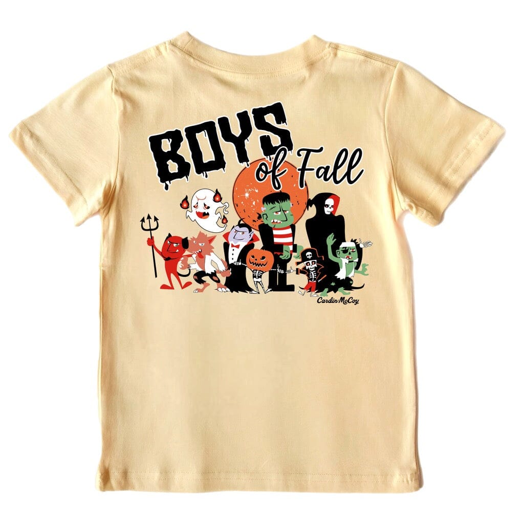 Boys' Boys of Fall Short-Sleeve Tee Short Sleeve T-Shirt Cardin McCoy Butter XXS (2/3) Pocket