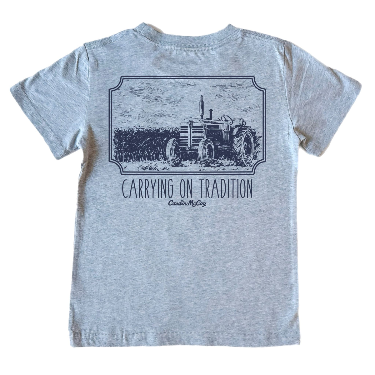 Boys' Carrying on Tradition Short-Sleeve Tee Short Sleeve T-Shirt Cardin McCoy Heather Gray XXS (2/3) No Pocket