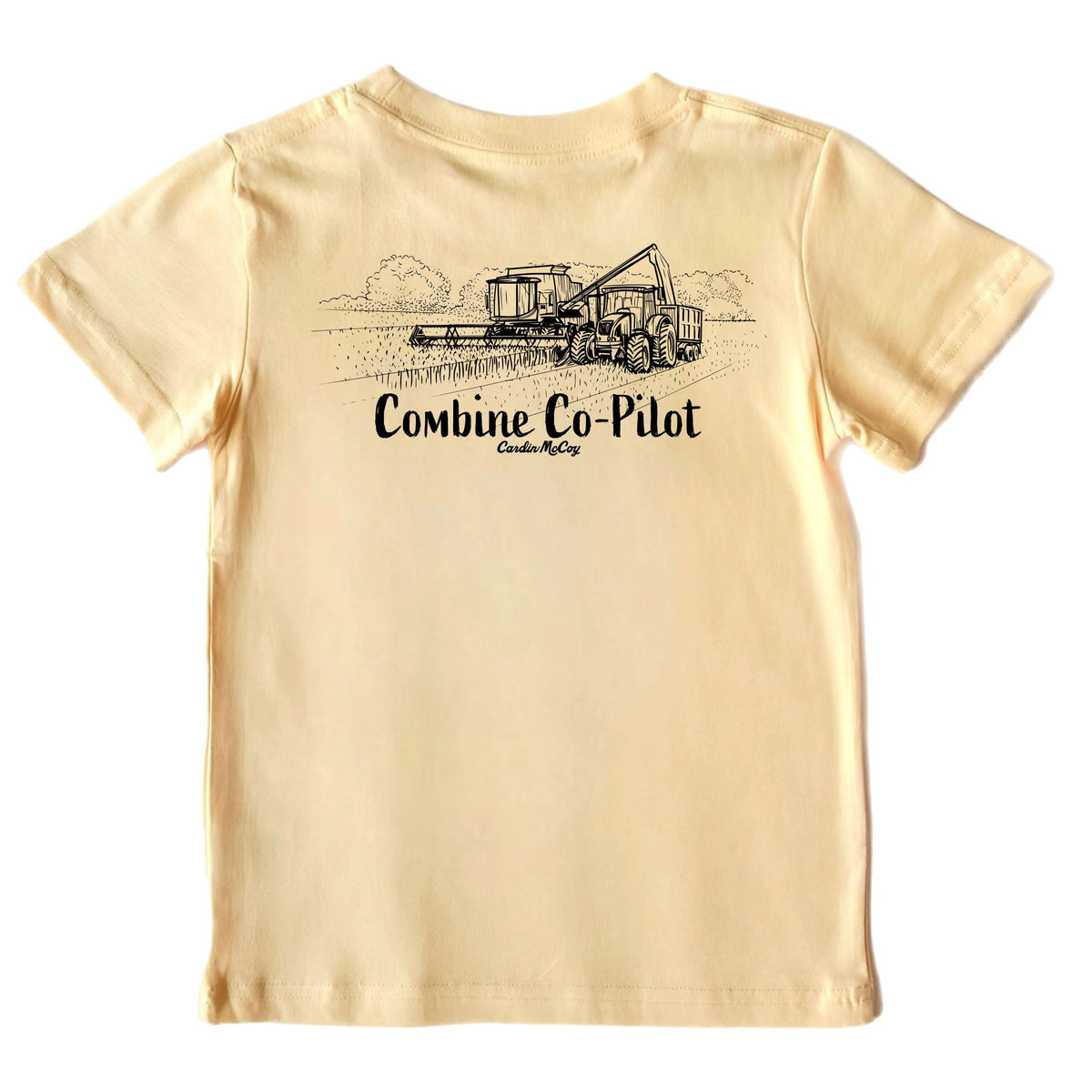 Boys' Combine Co-Pilot Short-Sleeve Tee Short Sleeve T-Shirt Cardin McCoy Butter XXS (2/3) Pocket
