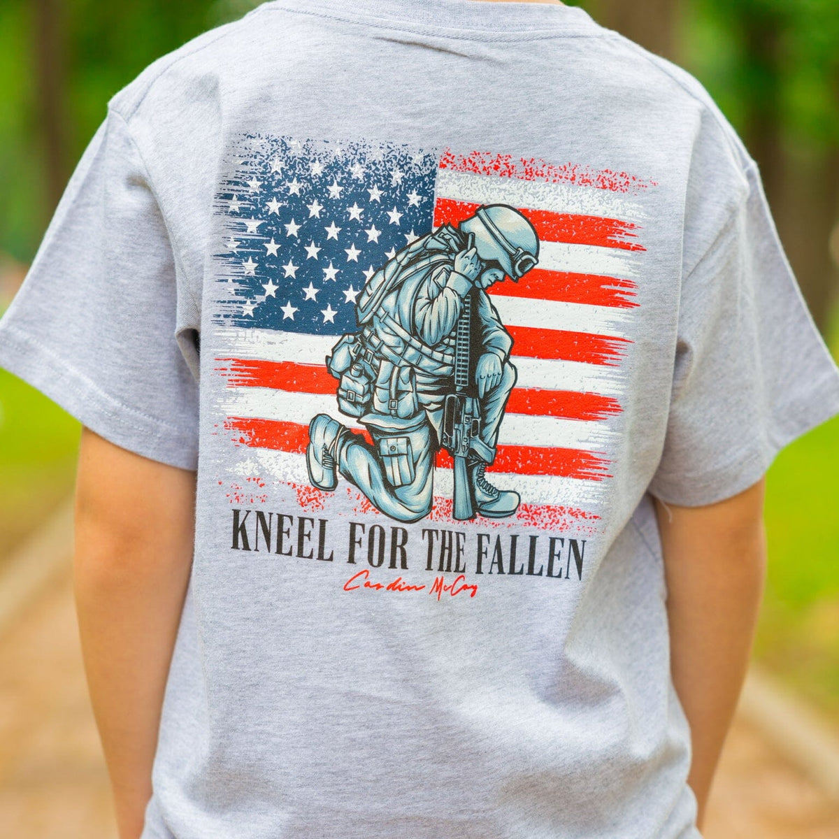 Boys' Kneel For the Fallen Short-Sleeve Tee Short Sleeve T-Shirt Cardin McCoy 