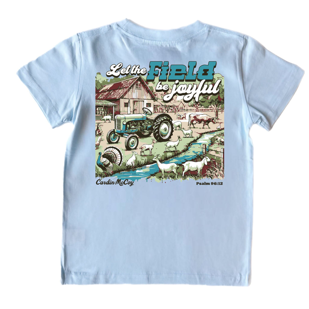 Boys' Let the Field Short-Sleeve Tee Short Sleeve T-Shirt Cardin McCoy Cool Blue XXS (2/3) Pocket