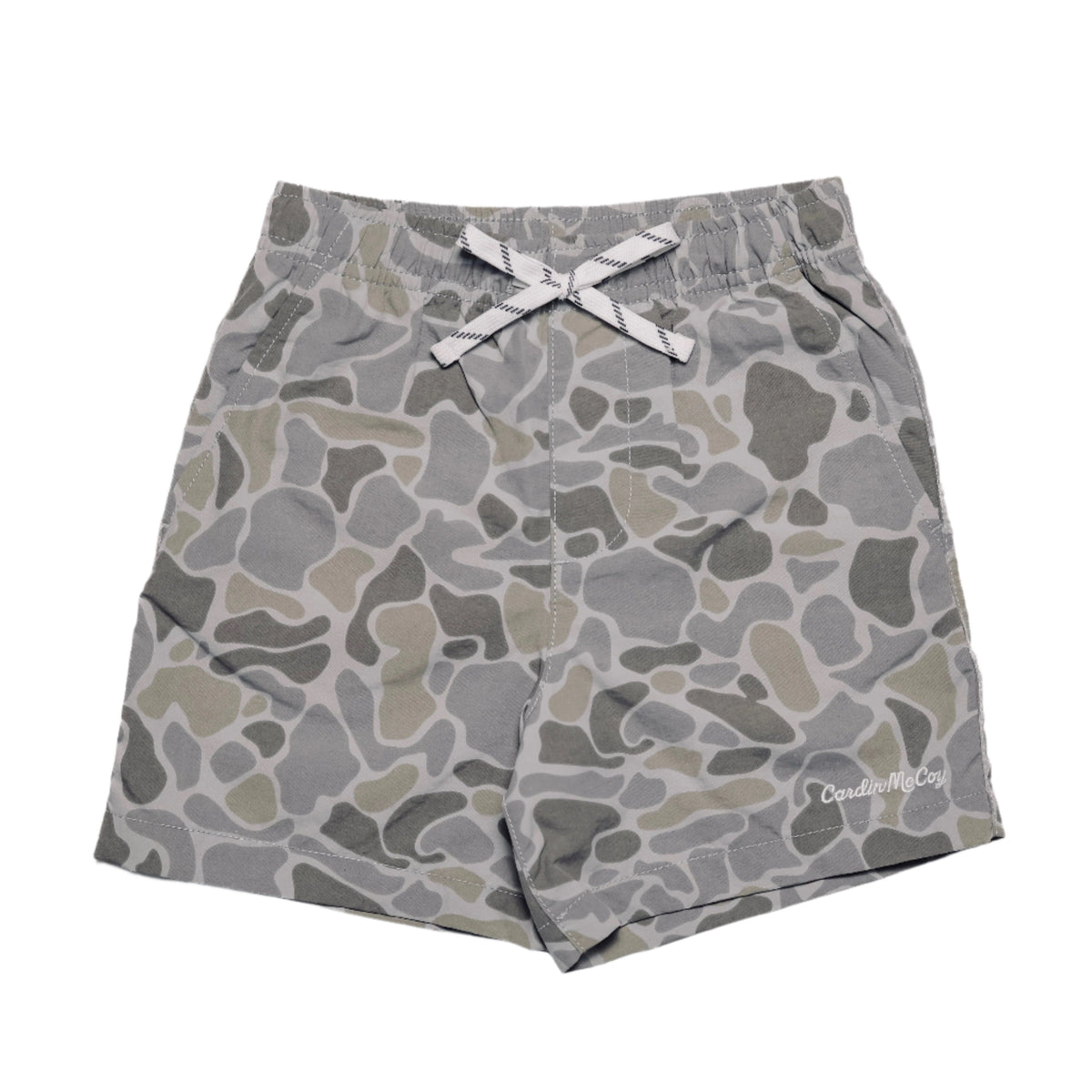 Boys' Performance Shorts Short Sleeve T-Shirt Cardin McCoy Gray Camo XXS (2/3) 