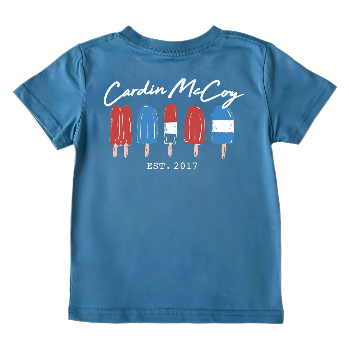 Boys' Popsicles Short-Sleeve Tee Short Sleeve T-Shirt Cardin McCoy Blue XXS (2/3) Pocket