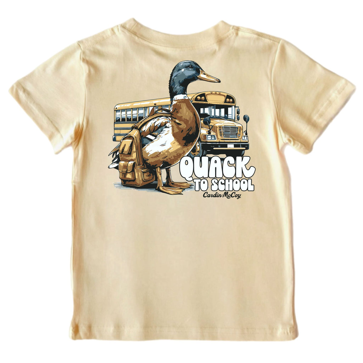 Boys' Quack to School Short-Sleeve Tee Short Sleeve T-Shirt Cardin McCoy Sand XXS (2/3) Pocket