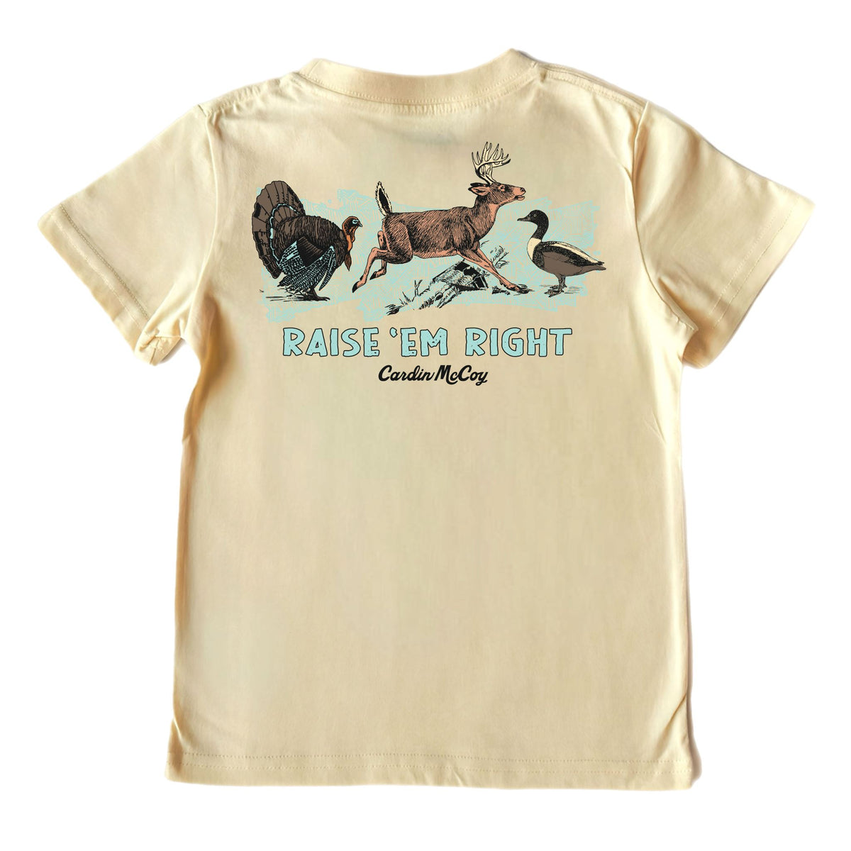 Boys' Raise Em Right Short-Sleeve Tee Short Sleeve T-Shirt Cardin McCoy Sand XXS (2/3) Pocket