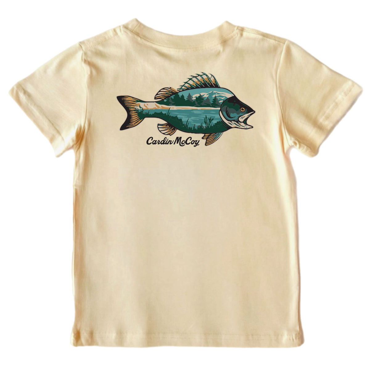 Boys' Sandbar Fish Short-Sleeve Tee Short Sleeve T-Shirt Cardin McCoy Sand XXS (2/3) Pocket