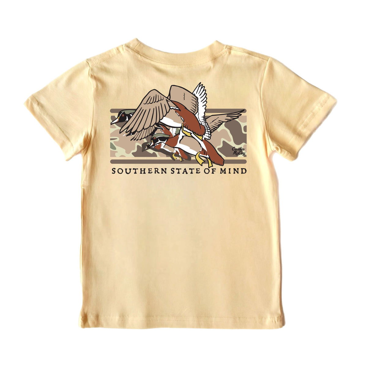 Boys' Southern State of Mind Short-Sleeve Tee Short Sleeve T-Shirt Cardin McCoy Butter XXS (2/3) Pocket