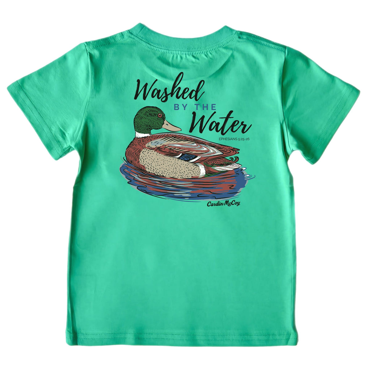 Boys' Washed by the Water Short-Sleeve Tee Short Sleeve T-Shirt Cardin McCoy Green XXS (2/3) Pocket