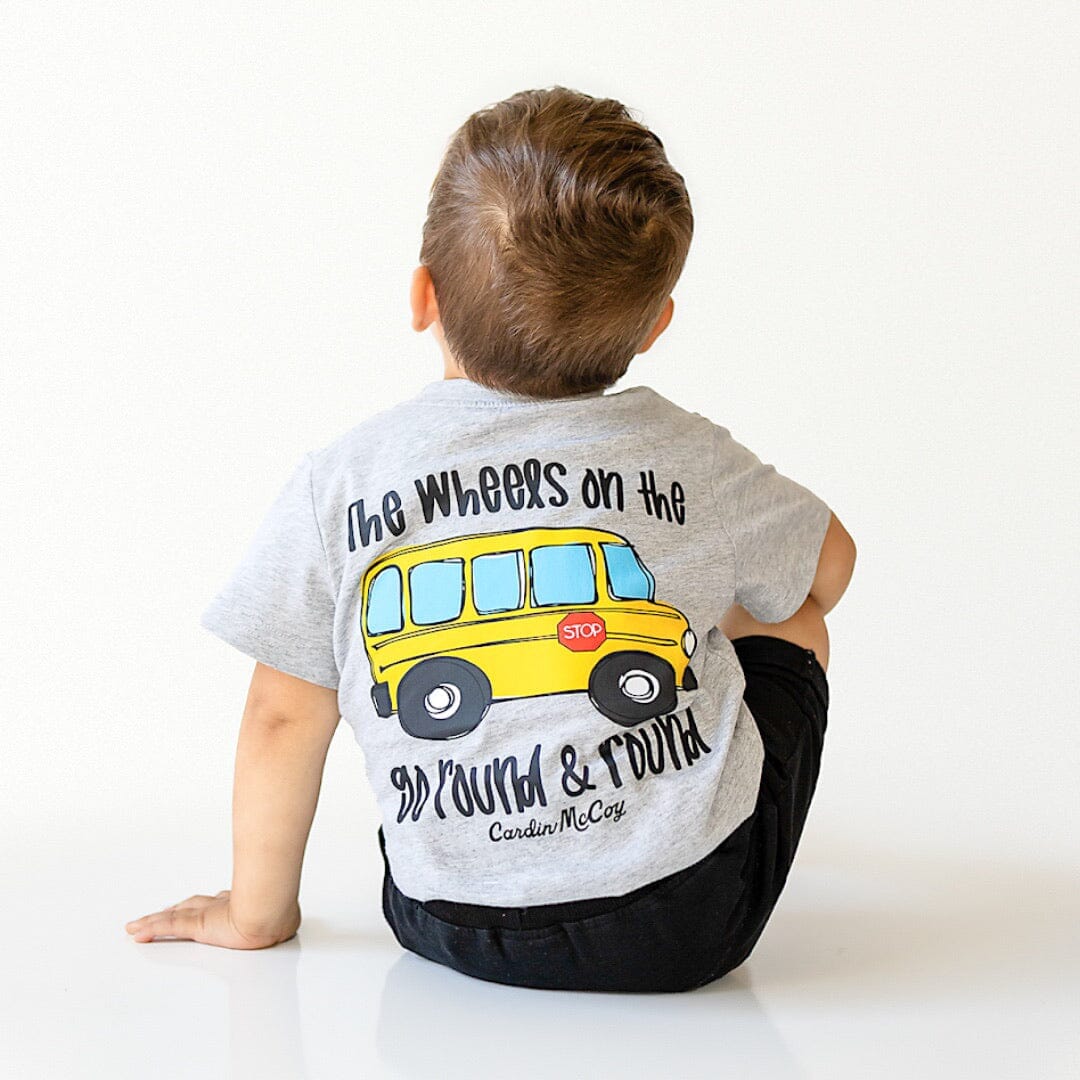 Boys' Wheels on the Bus Short-Sleeve Tee Short Sleeve T-Shirt Cardin McCoy 