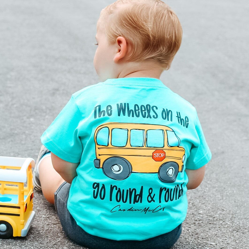 Boys' Wheels on the Bus Short-Sleeve Tee Short Sleeve T-Shirt Cardin McCoy 