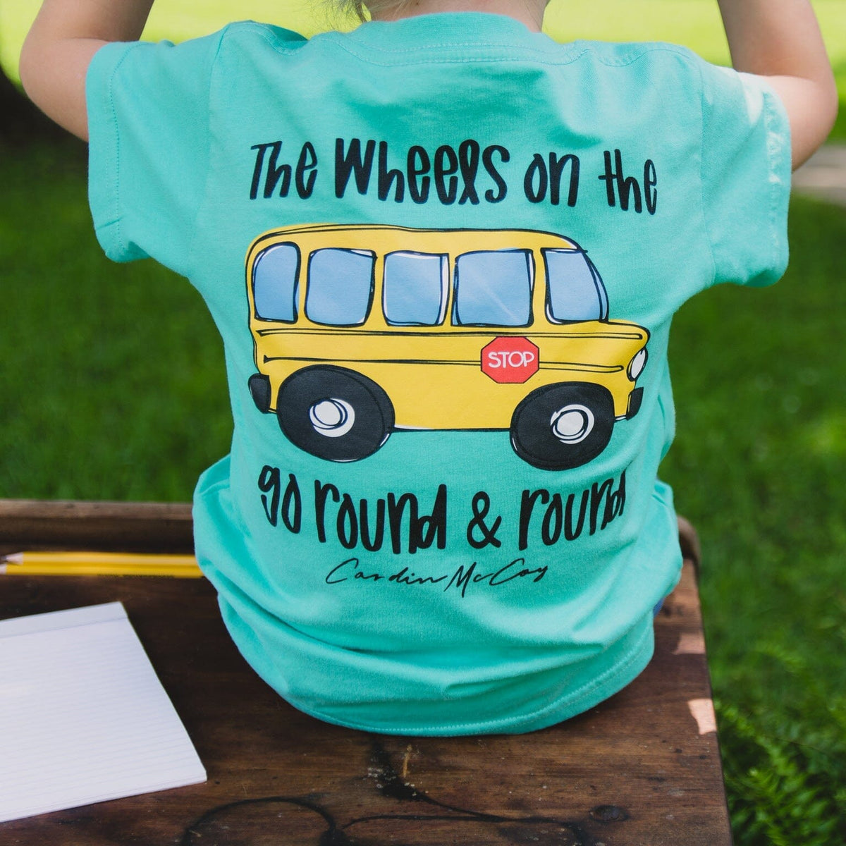 Boys' Wheels on the Bus Short-Sleeve Tee Short Sleeve T-Shirt Cardin McCoy 