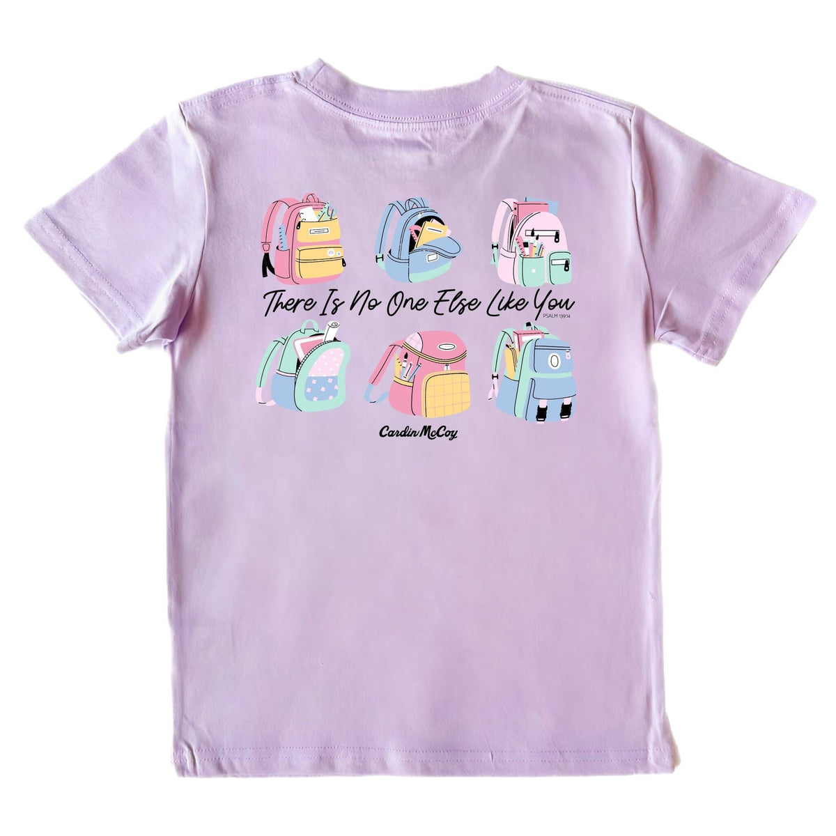 Girls' No One Like You Short-Sleeve Tee Short Sleeve T-Shirt Cardin McCoy Lavender XXS (2/3) Pocket