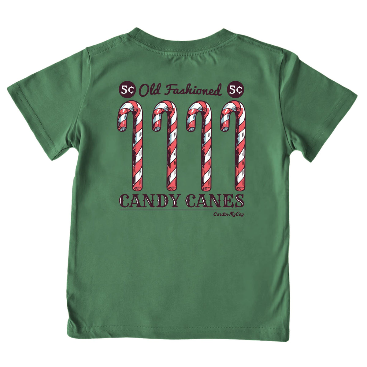 Kids' Candy Cane Co. Short-Sleeve Tee Short Sleeve T-Shirt Cardin McCoy Dark Olive XXS (2/3) Pocket