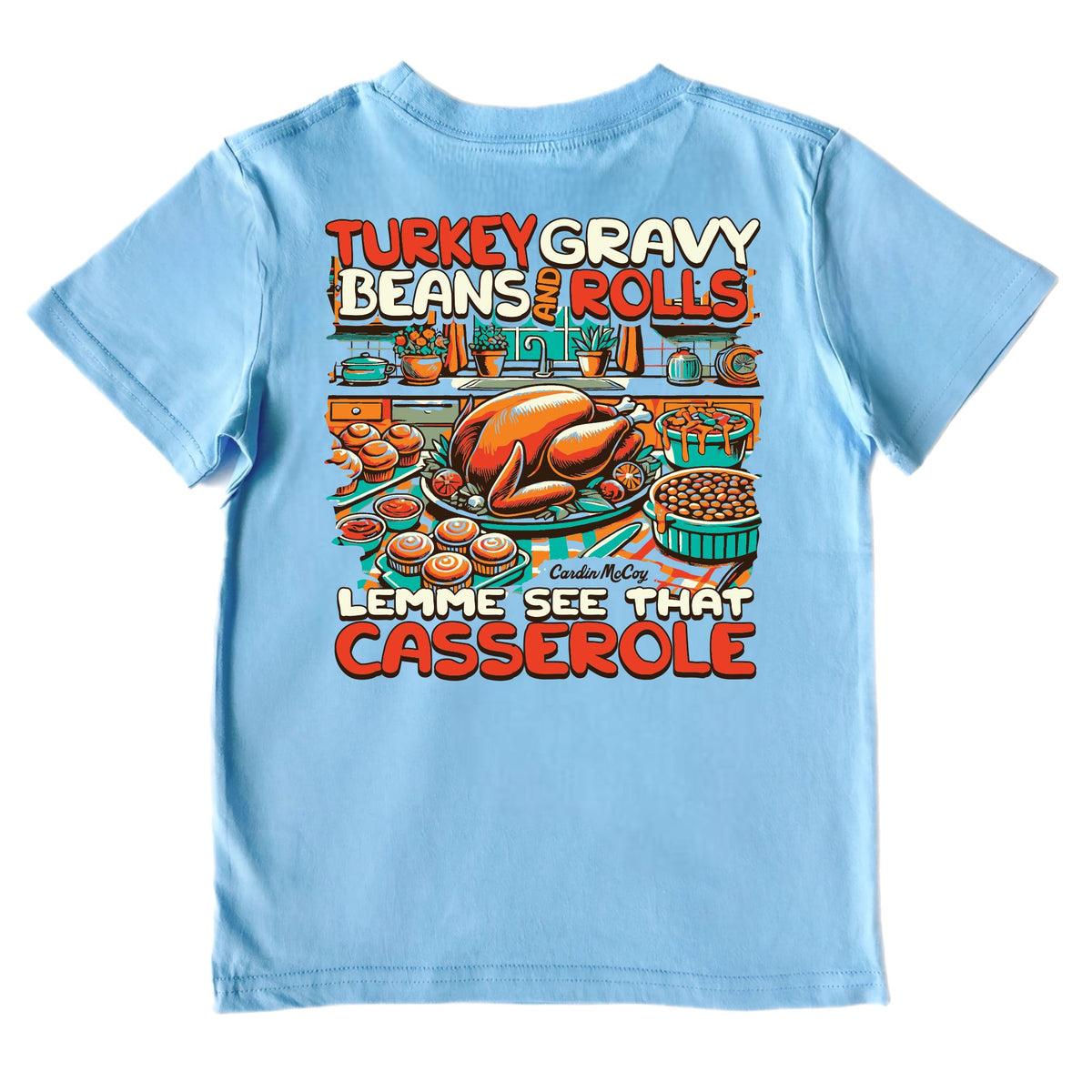 Kids' Casserole Short-Sleeve Tee Short Sleeve T-Shirt Cardin McCoy Light Blue XXS (2/3) Pocket