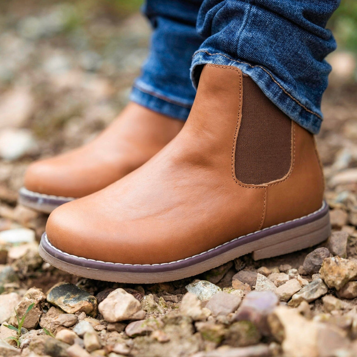 Kids' Chelsea Boots Caramel Footwear Cardin McCoy 