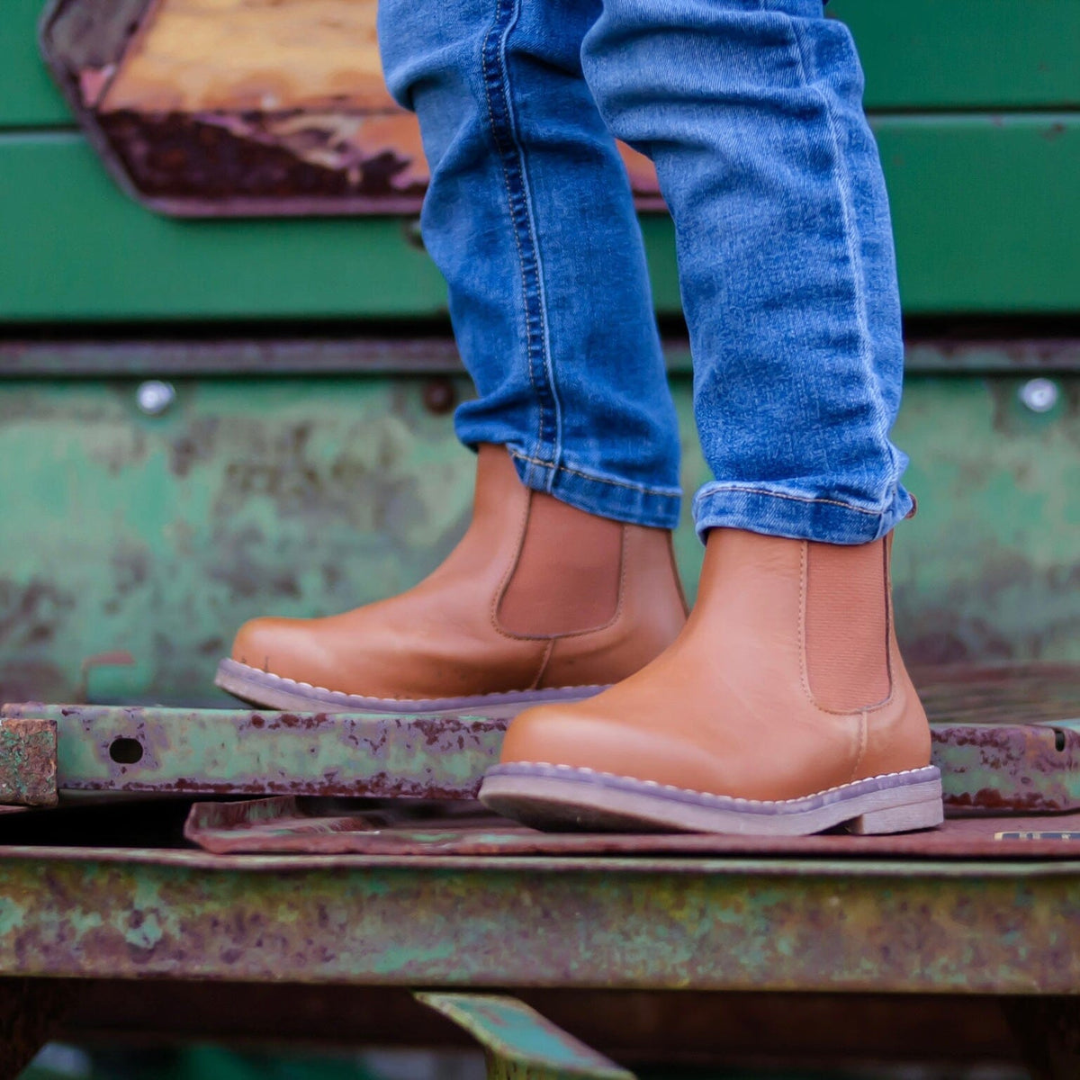 Kids' Chelsea Boots Caramel Footwear Cardin McCoy 