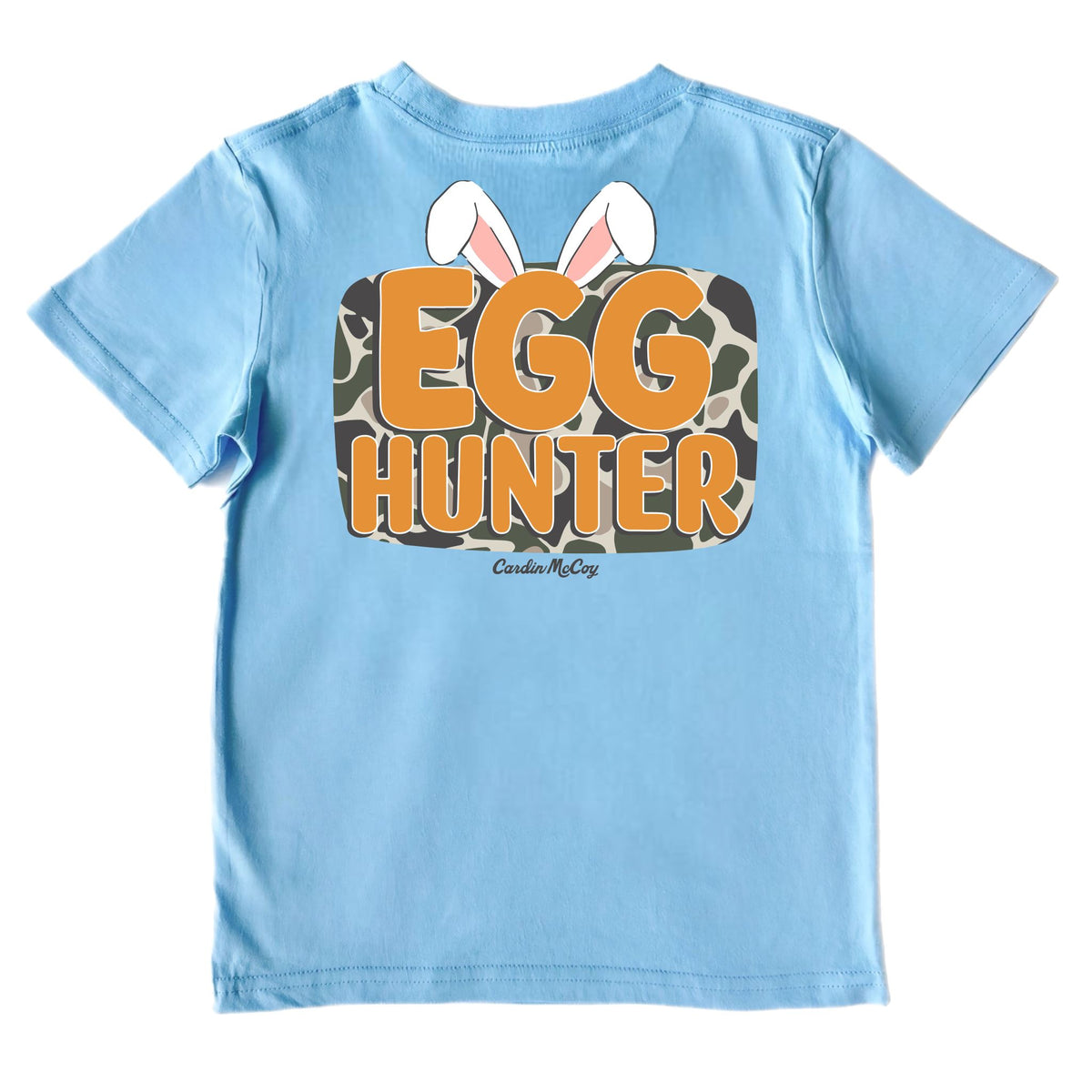 Kids' Egg Hunter Short-Sleeve Tee Short Sleeve T-Shirt Cardin McCoy Light Blue XXS (2/3) No Pocket