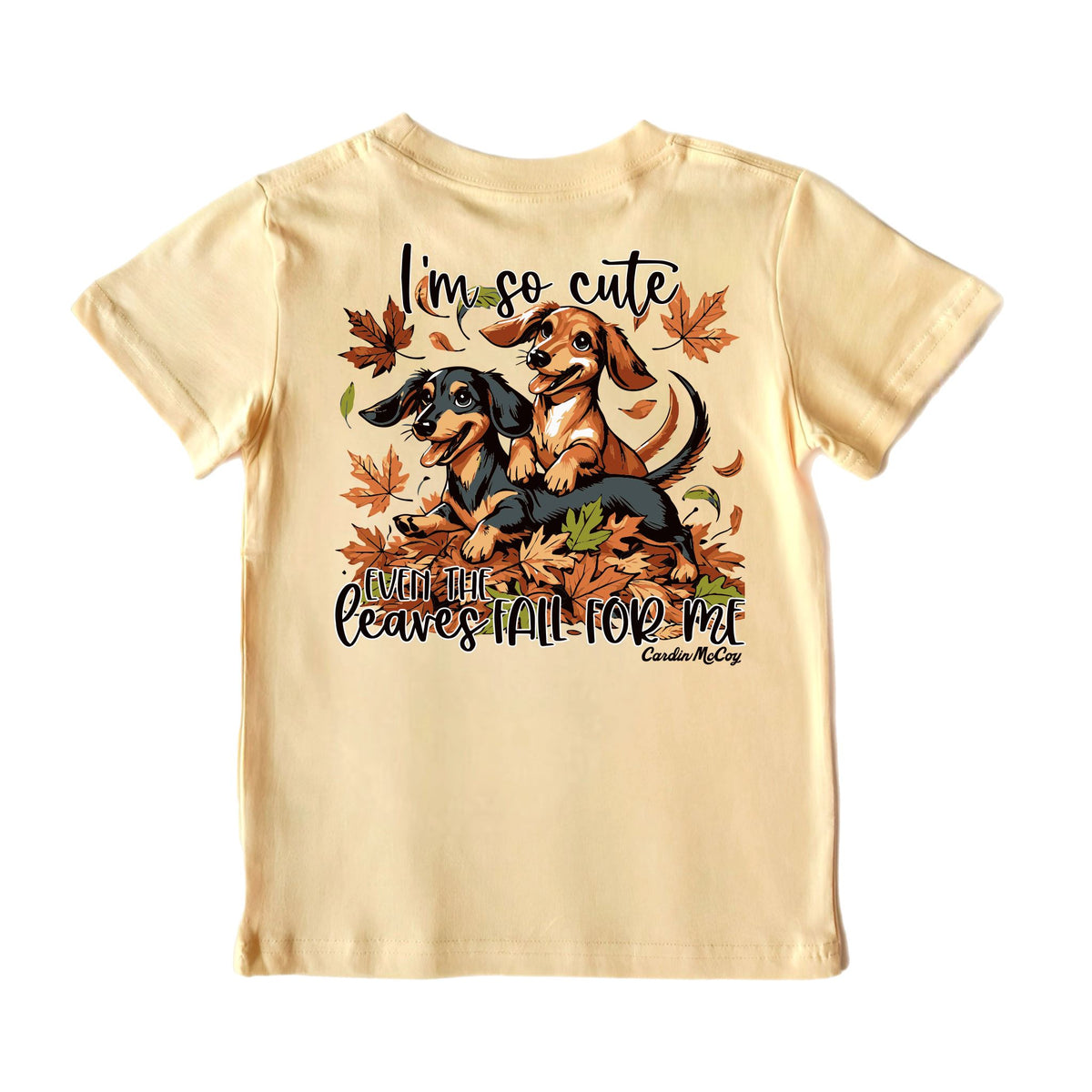 Kids' Even the Leaves Short-Sleeve Tee Short Sleeve T-Shirt Cardin McCoy Butter XXS (2/3) Pocket