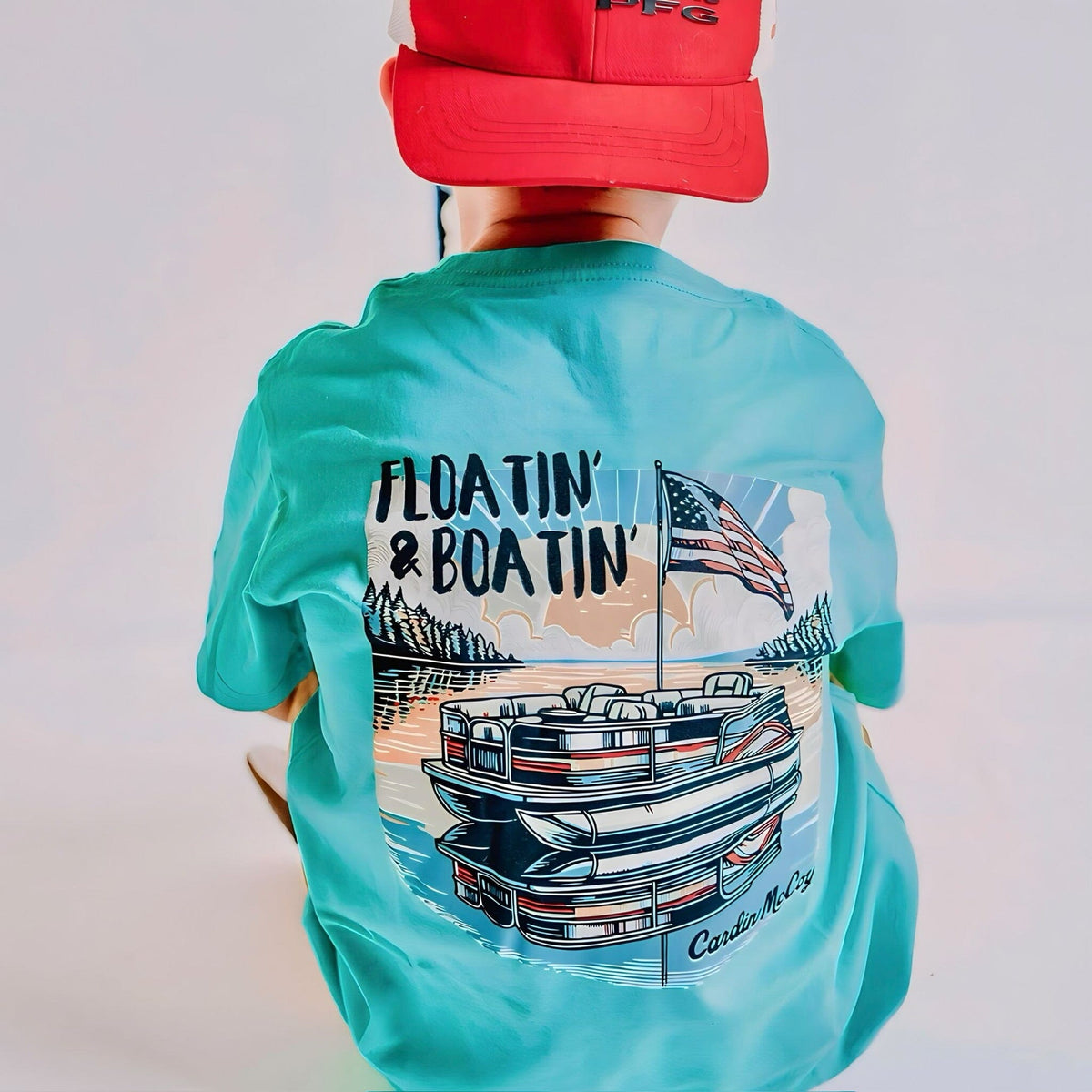 Kids' Floatin' and Boatin' Short-Sleeve Tee Short Sleeve T-Shirt Cardin McCoy 