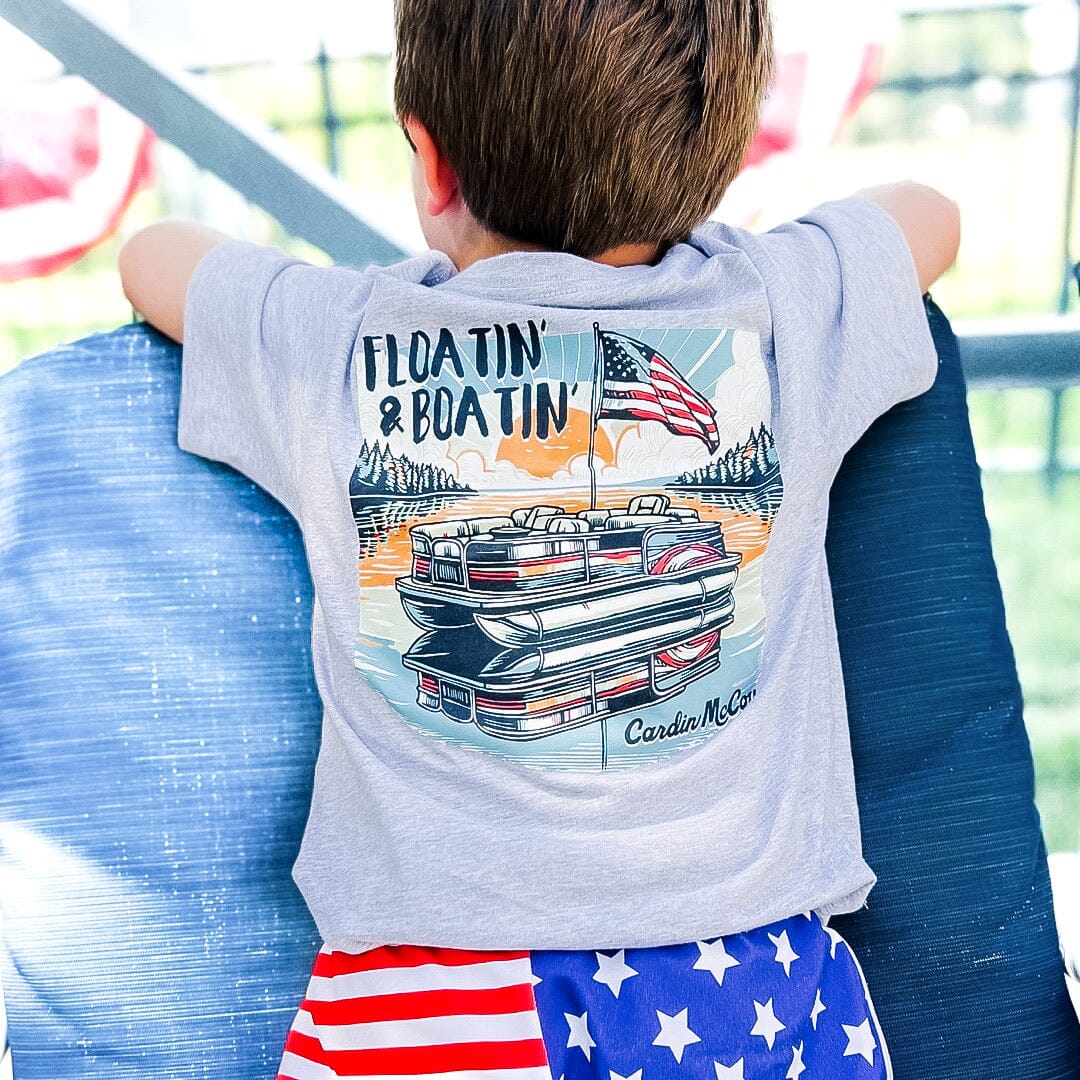 Kids' Floatin' and Boatin' Short-Sleeve Tee Short Sleeve T-Shirt Cardin McCoy 