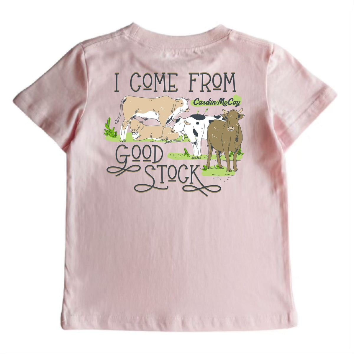 Kids' Good Stock Short-Sleeve Tee Short Sleeve T-Shirt Cardin McCoy Light Pink XXS (2/3) Pocket