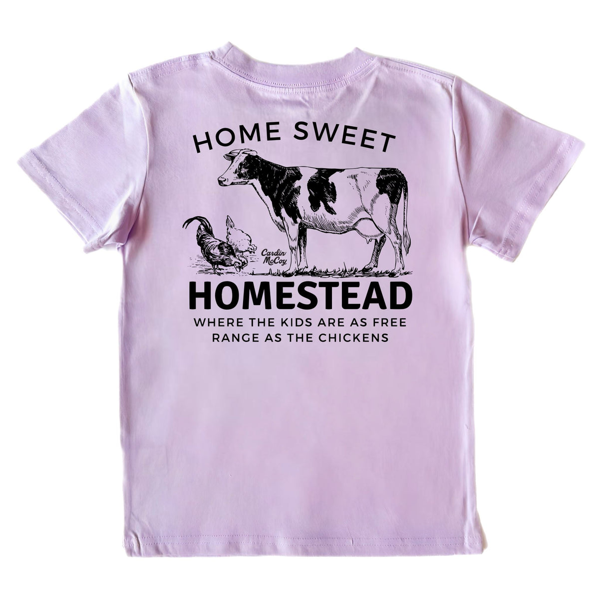 Kids' Home Sweet Homestead Short-Sleeve Tee Short Sleeve T-Shirt Cardin McCoy Lavender XXS (2/3) Pocket