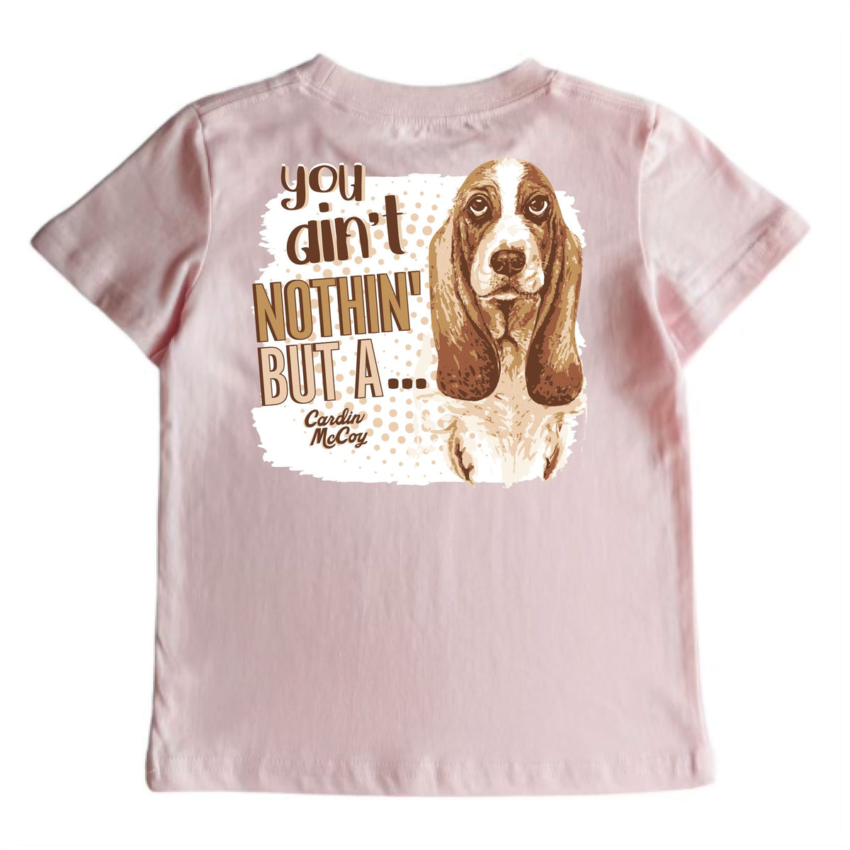 Kids' Hound Dog Short-Sleeve Tee Short Sleeve T-Shirt Cardin McCoy Light Pink XXS (2/3) Pocket