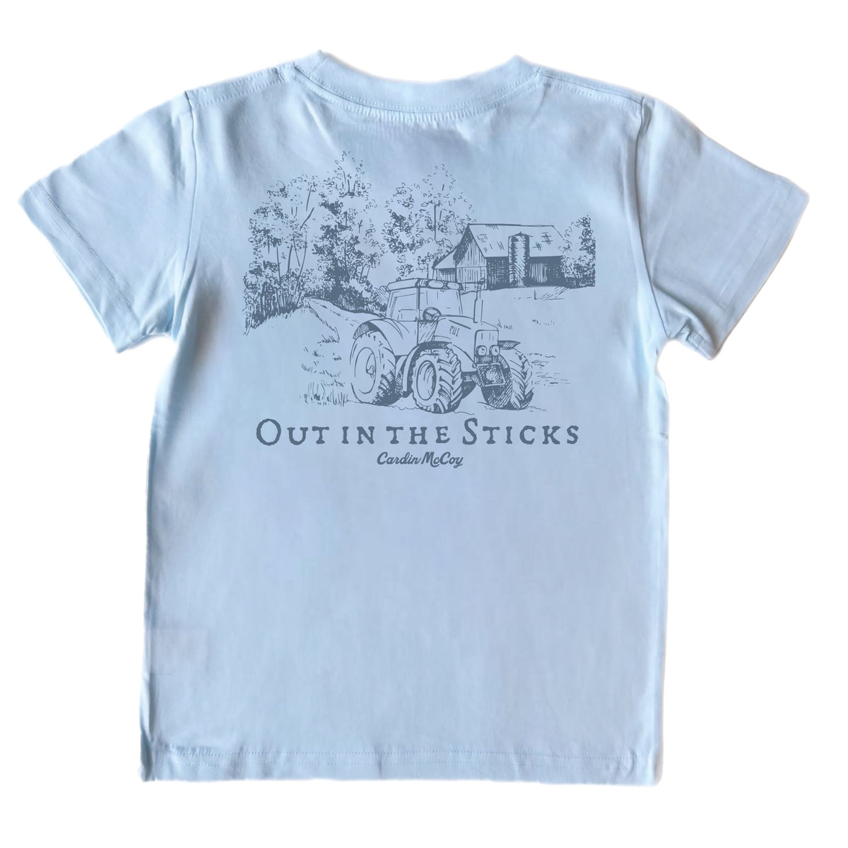 Kids' Out in the Sticks Short-Sleeve Tee Short Sleeve T-Shirt Cardin McCoy Cool Blue XXS (2/3) Pocket