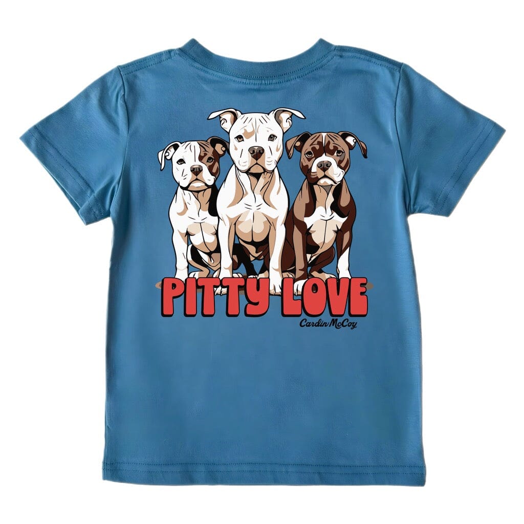 Kids' Pitty Love Short-Sleeve Tee Short Sleeve T-Shirt Cardin McCoy Blue XXS (2/3) Pocket