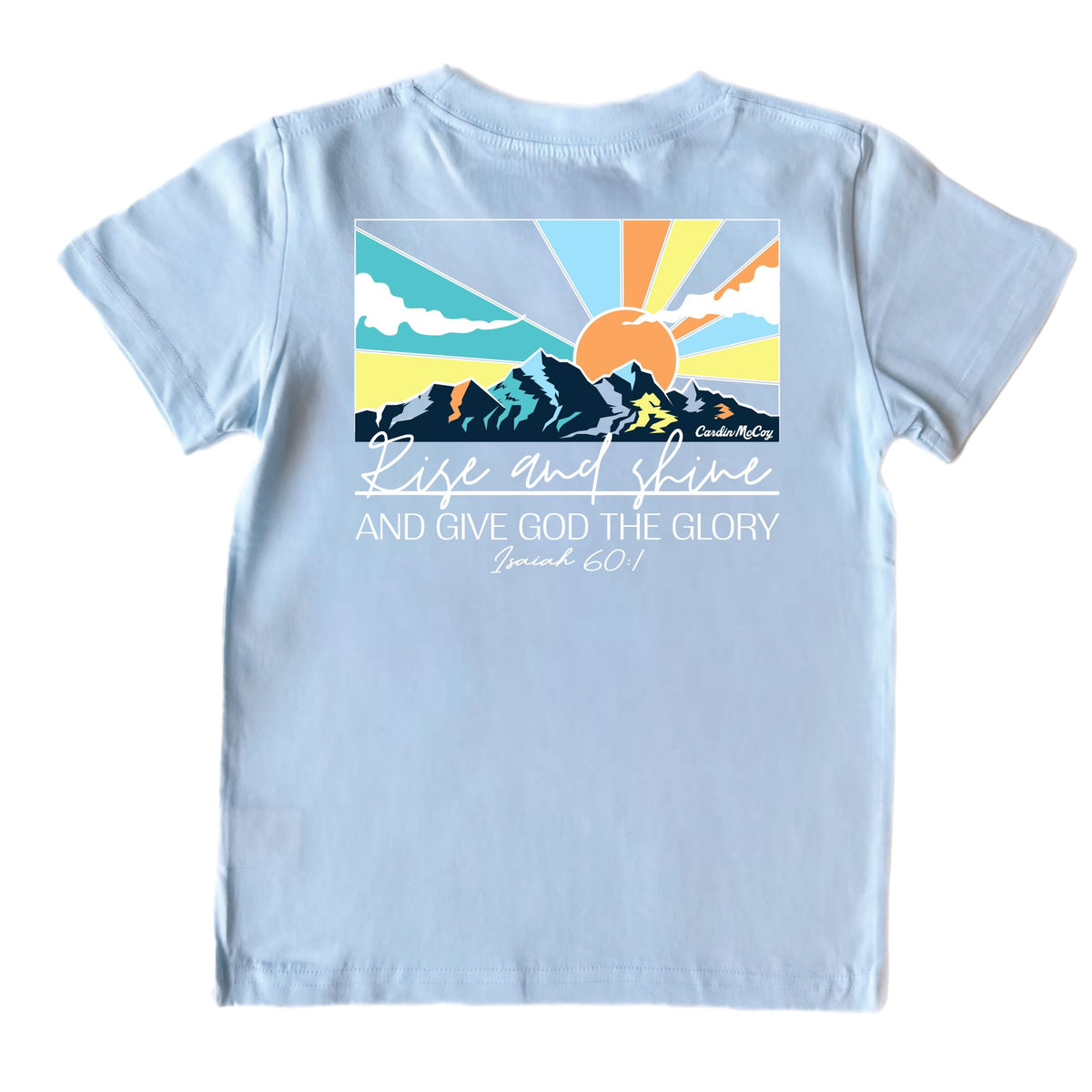 Kids' Rise and Shine Short-Sleeve Tee Short Sleeve T-Shirt Cardin McCoy Cool Blue XXS (2/3) Pocket