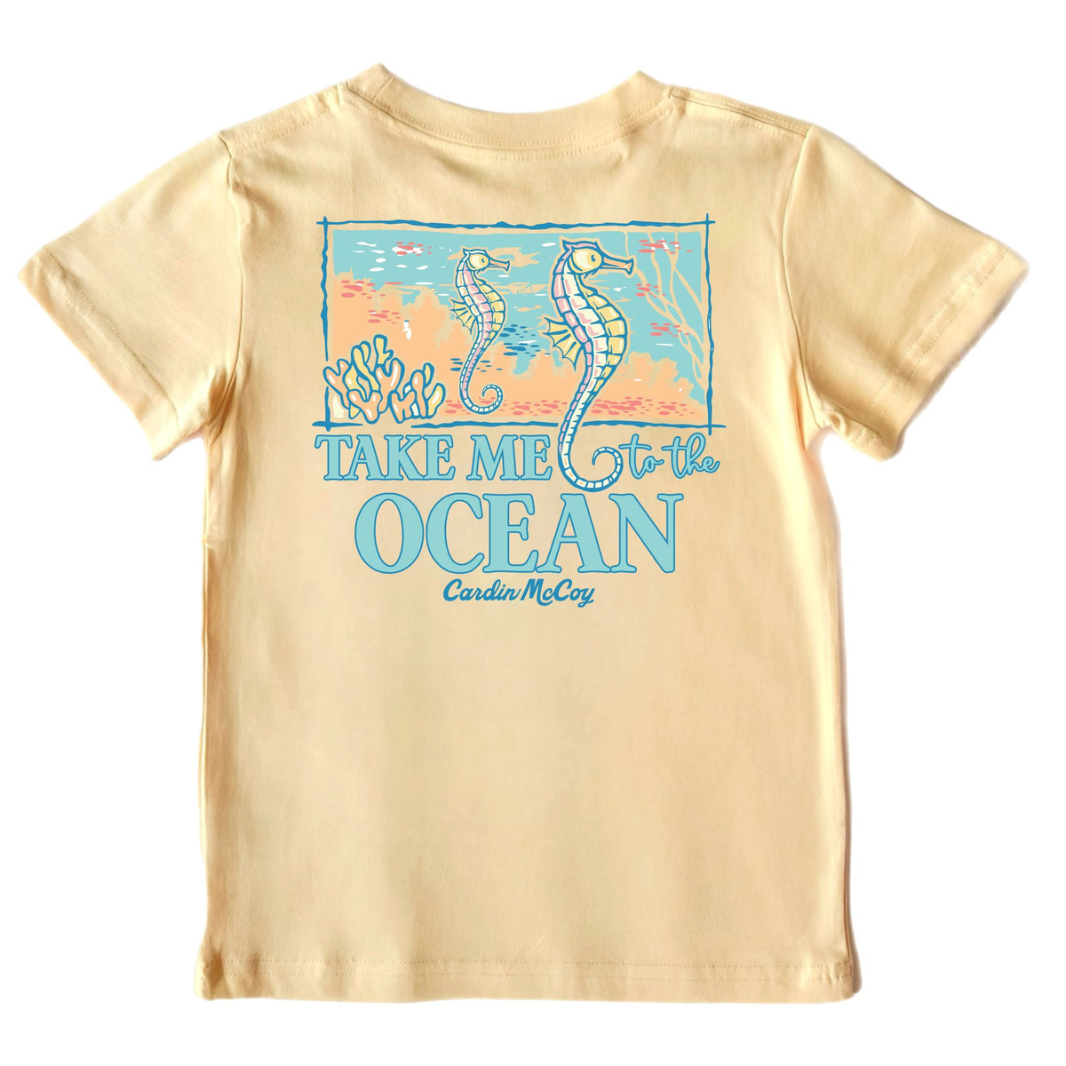 Kids' Take Me To The Ocean Short-Sleeve Tee Short Sleeve T-Shirt Cardin McCoy Butter XXS (2/3) Pocket