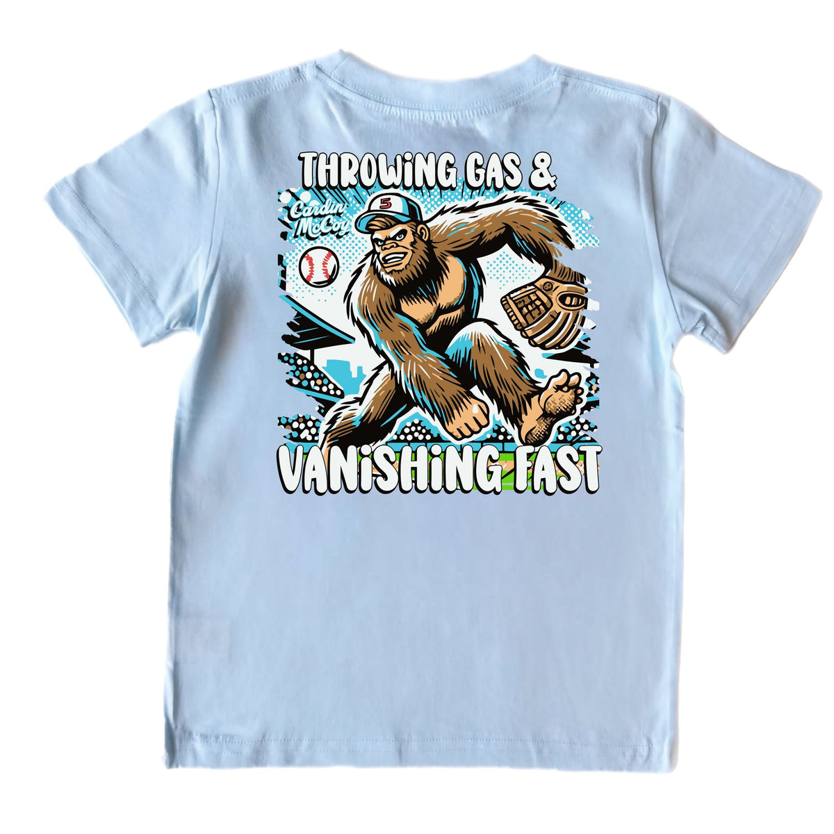 Kids' Throwing Gas Short-Sleeve Tee Short Sleeve T-Shirt Cardin McCoy Cool Blue XXS (2/3) Pocket