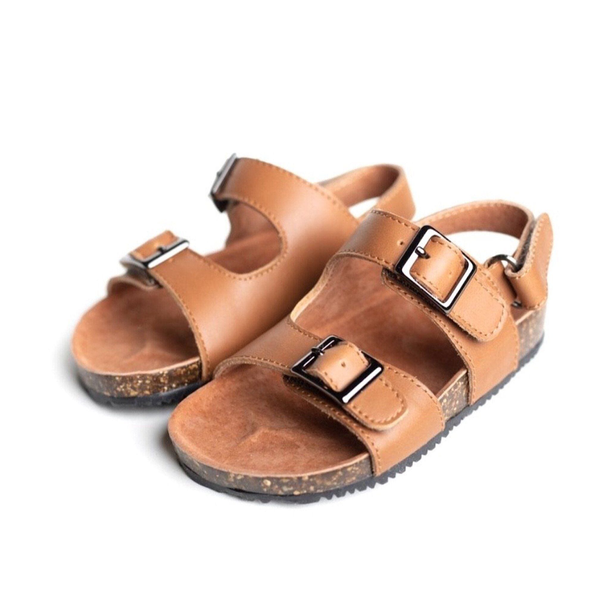 Kids Velcro Sandal Caramel Cardin McCoy