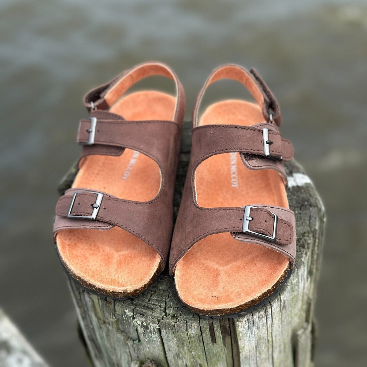 Kids' Velcro Sandal Chocolate Footwear Cardin McCoy 