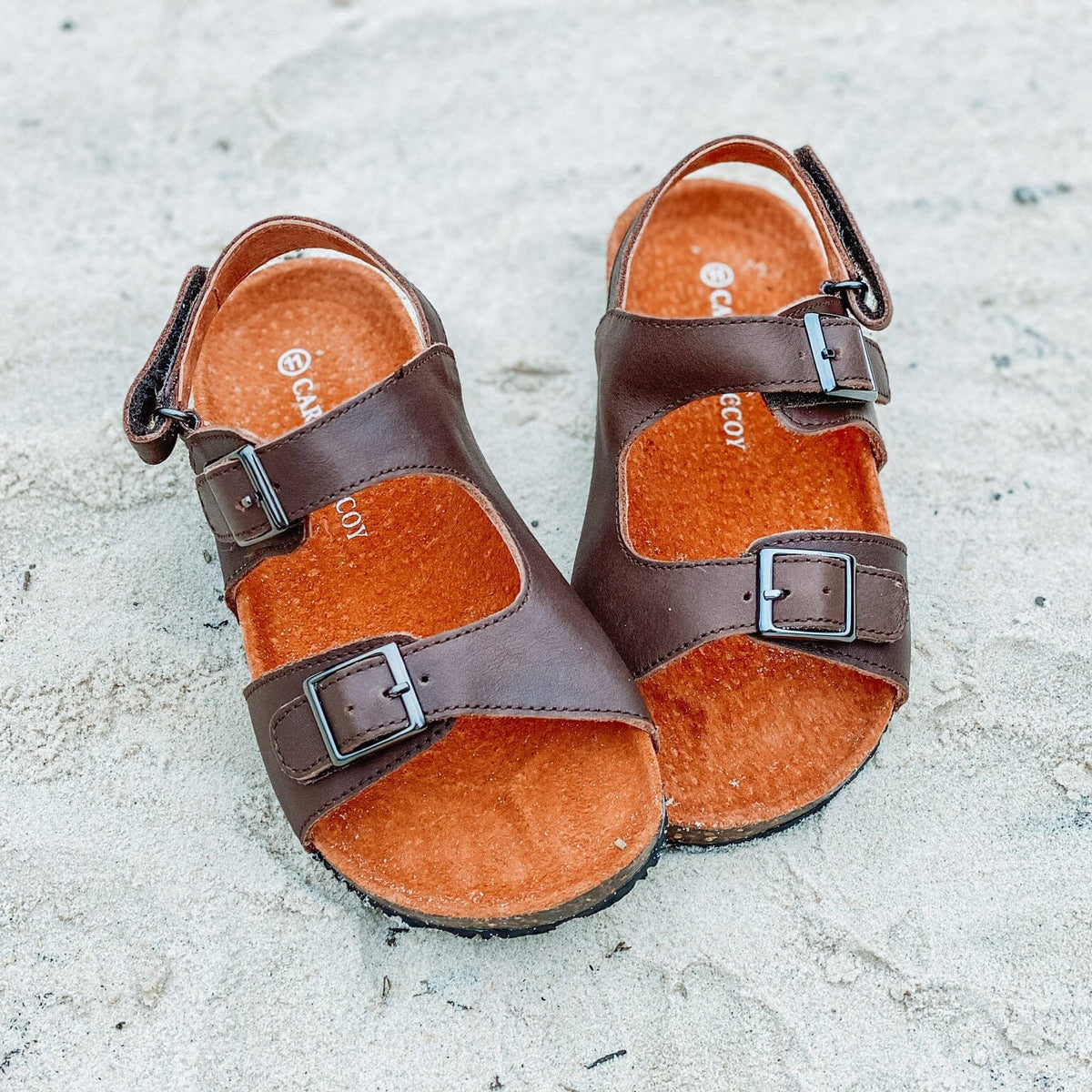 Kids' Velcro Sandal Chocolate Footwear Cardin McCoy 