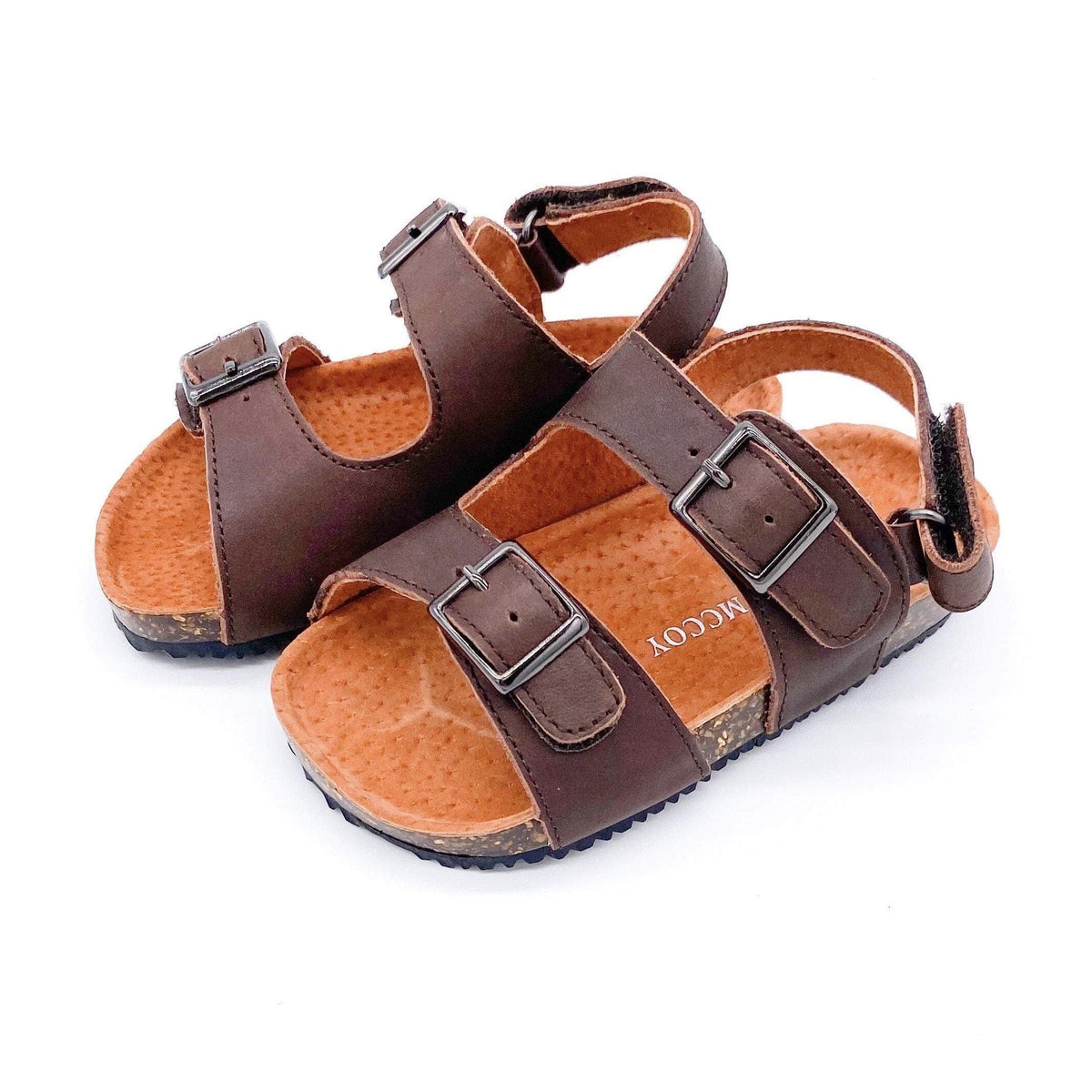 Kids' Velcro Sandal Chocolate Footwear Cardin McCoy Chocolate 6 